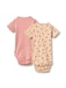 Wheat 2er-Set: Bodys "Elisa" in Rosa/ Orange