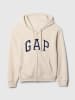 GAP Sweatjacke in Beige