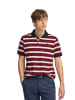 Polo Club Poloshirt bordeaux/crème