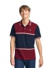 Polo Club Poloshirt in Bordeaux/ Dunkelblau