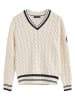 Polo Club Pullover in Creme