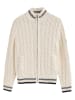 Polo Club Cardigan in Creme
