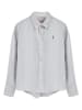 Polo Club Blouse - regular fit - wit/grijs
