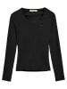 Polo Club Longsleeve in Schwarz