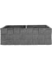 Compactor Aufbewahrungskorb "Stan" in Grau - (B)32 x (H)25 x (T)8 cm