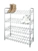 metaltex Schoenenrek "Sprinter" zilverkleurig - (B)62 x (H)80 x (D)27 cm