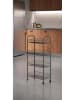 metaltex Trolley "Ascona" zwart - (B)41 x (H)86 x (D)26 cm