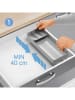 metaltex Besteck-Organizer ''Uni-Fit'' in Grau - (B)15 x (H)6 x (T)40 cm