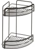 metaltex Eckregal ''Origin'' in Schwarz - (B)20 x (H)30 x (T)20 cm
