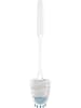 metaltex WC-Bürste ''Cleany'' in Silber/ Weiß - (B)12,8 x (H)47 x (T)7,4 cm