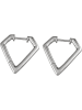 Liebeskind Kolczyki-kreole w kolorze srebrnym