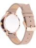 Liebeskind Kwartshorloge beige/roségoudkleurig/wit