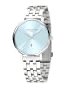 Liebeskind Quarzuhr in Silber/ Hellblau