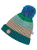 finkid Mütze "Pompula" in Blau/ Grau