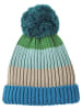 finkid Mütze "Pompula" in Blau/ Grün