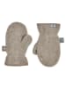 finkid Funktionsfäustlinge "Nupujussi Wool" in Beige