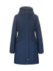 finside 3in1-Parka "Inari" in Dunkelblau/ Blau