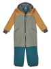 finkid Schneeanzug "Vilkas" in Khaki/ Blau/ Orange