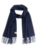 TRAVELIN' Woll-Schal "Harlow" in Dunkelblau - (L)165 x (B)30 cm