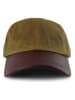 MGO leisure wear Cap "Harry" in Khaki/ Braun