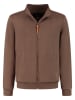 TRAVELIN' Sweatjacke in Hellbraun