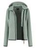 TRAVELIN' Sweatjacke "Kirsten" in Grün