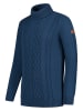 TRAVELIN' Rollkragenpullover "Oulu" in Blau