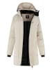 TRAVELIN' Wintermantel in Creme