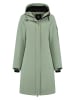 TRAVELIN' Płaszcz przejściowy "Uvana" w kolorze zielonym