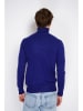 William de Faye Rollkragenpullover in Blau