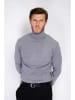 William de Faye Rollkragenpullover in Grau