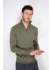 William de Faye Pullover in Khaki