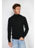 William de Faye Rollkragenpullover in Schwarz