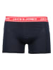 Jack & Jones Bokserki (3 pary) w kolorze czarnym, czerwonym i antracytowym
