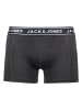 Jack & Jones Bokserki (3 pary) w kolorze czarnym, czerwonym i antracytowym