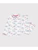 PETIT BATEAU Pyjama wit/blauw