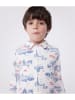PETIT BATEAU Pyjama wit/blauw