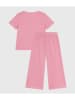PETIT BATEAU Pyjama roze/wit