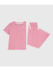 PETIT BATEAU Pyjama roze/wit