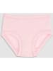 COTONELLA Pełne majtki high waist (3 pary) w kolorze biało-jasnoróżowym