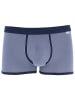 COTONELLA 2er-Set: Boxershorts in Grau/ Blau/ Schwarz