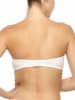COTONELLA Biustonosz balkonetka w kolorze białym
