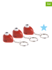 SUNNYSUE 3-delige set: motiefponsen "Ster" rood