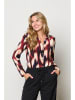 &Co Woman Bluse "Vayen" in Schwarz/ Bordeaux/ Creme