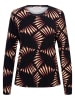&Co Woman Longsleeve "Venna" in Schwarz/ Rot