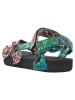 Vingino Sandalen "Tessa" beige/turquoise/zwart