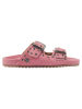 Vingino Leren slippers "Lizza" lichtroze
