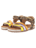 Vingino Leder-Sandalen "Vikki" in Hellbraun/ Bunt
