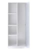 Inter Link Haushaltsschrank "Lifestyle Studio Flow" in Weiß - (B)67 x (H)164 x (T)68 cm