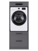Inter Link Geräteschrank "Lifestyle Studio Flow" in Anthrazit - (B)67 x (H)164 x (T)68 cm